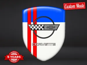 Corvette Decalcomanie Lunotto Auto Resistenti Stile Universale